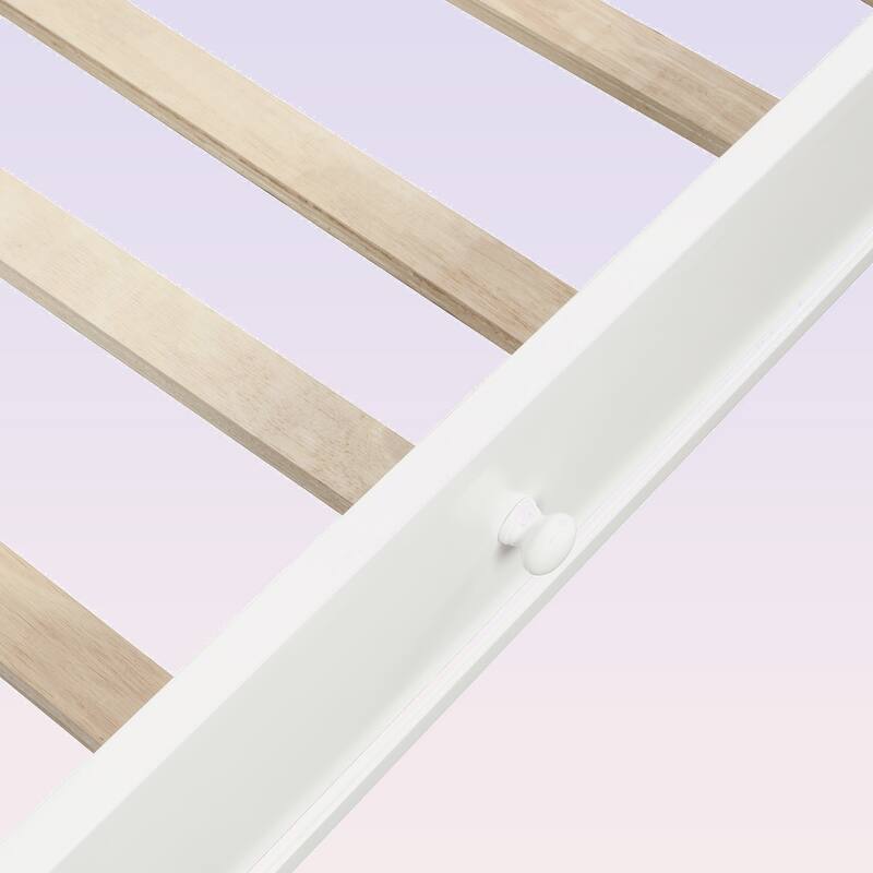 Modern Twin Size Wood Daybed with Twin Size Trundle