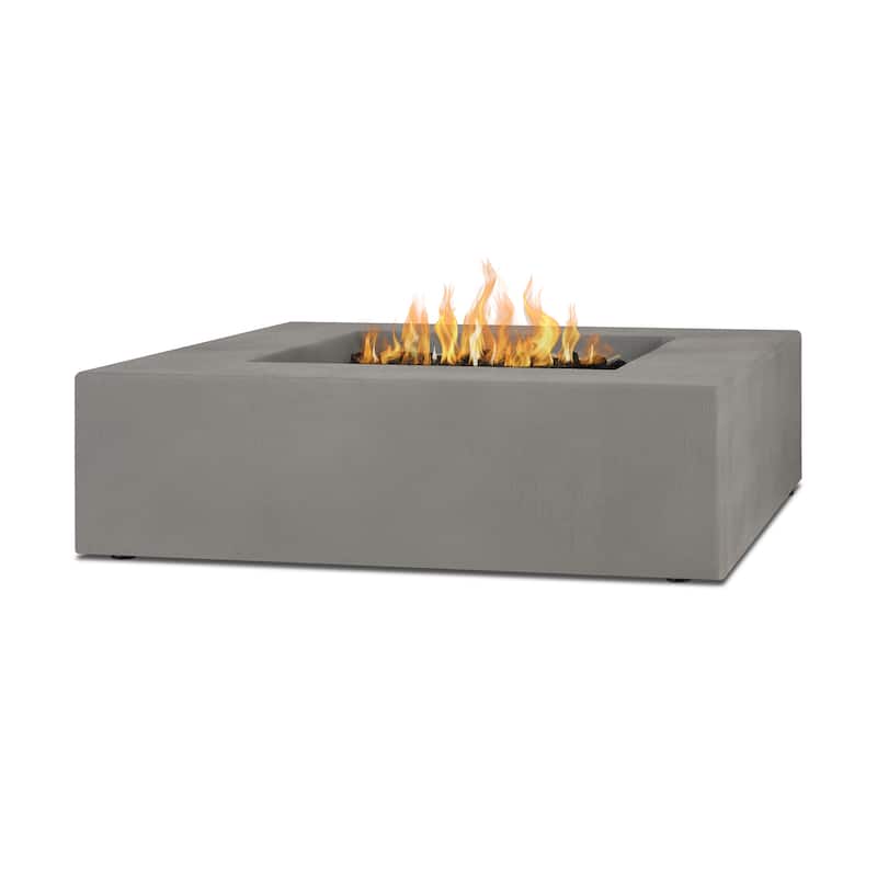 Provo Low Square Propane Fire Table in Flint by Jensen Company - 40 x 40 x 11.75