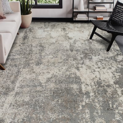 Yamanu Acy Abstract Polyester Area Rug