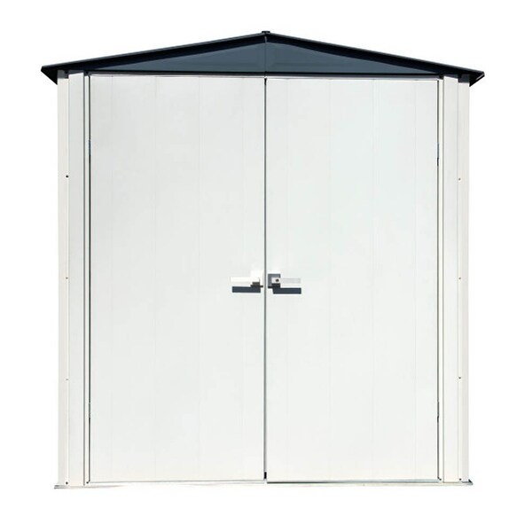 Shop Arrow Spacemaker Patio Storage    Shed with Wide Swing 