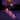 Set of 5 LED Gumdrop Pathway Lights - Orange and Purple