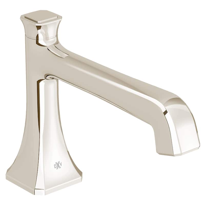 DXV Belshire Low Spout Widespread - Less Handles - Platinum Nickel