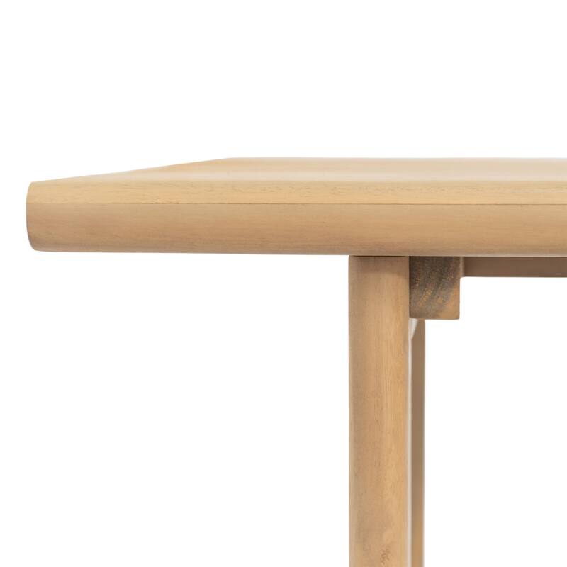 Roomfitters Woodside Outdoor Acacia Wood Buffet Console Table with Storage Shelf, Light Teak Finish - Light Teak