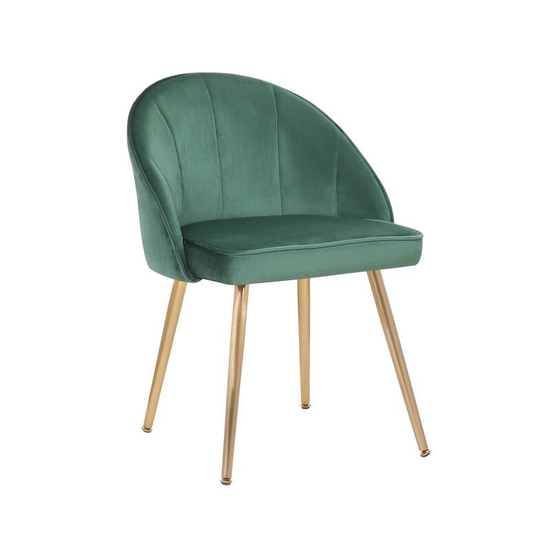 Porthos Home Daija Velvet Dining Chairs with Gold Legs
