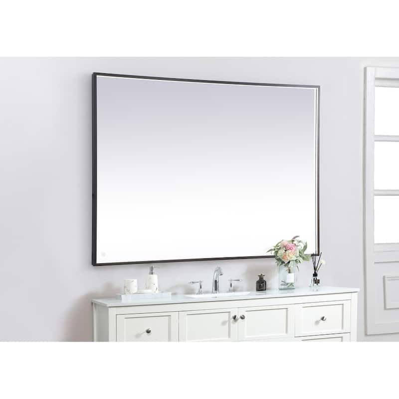 Indigo Home 42x60 inch LED mirror with adjustable color temperature