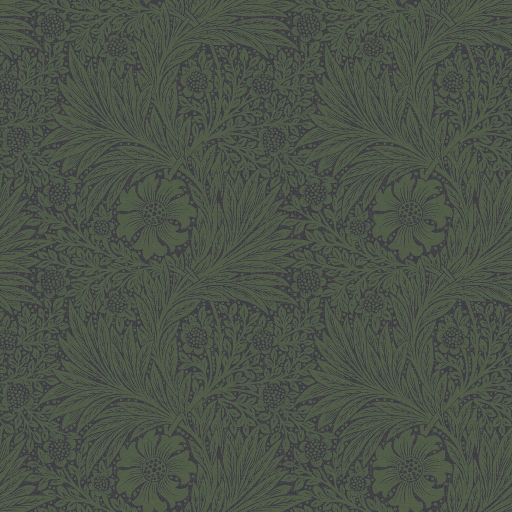 William Morris Marigold Fibrous Green Wallpaper