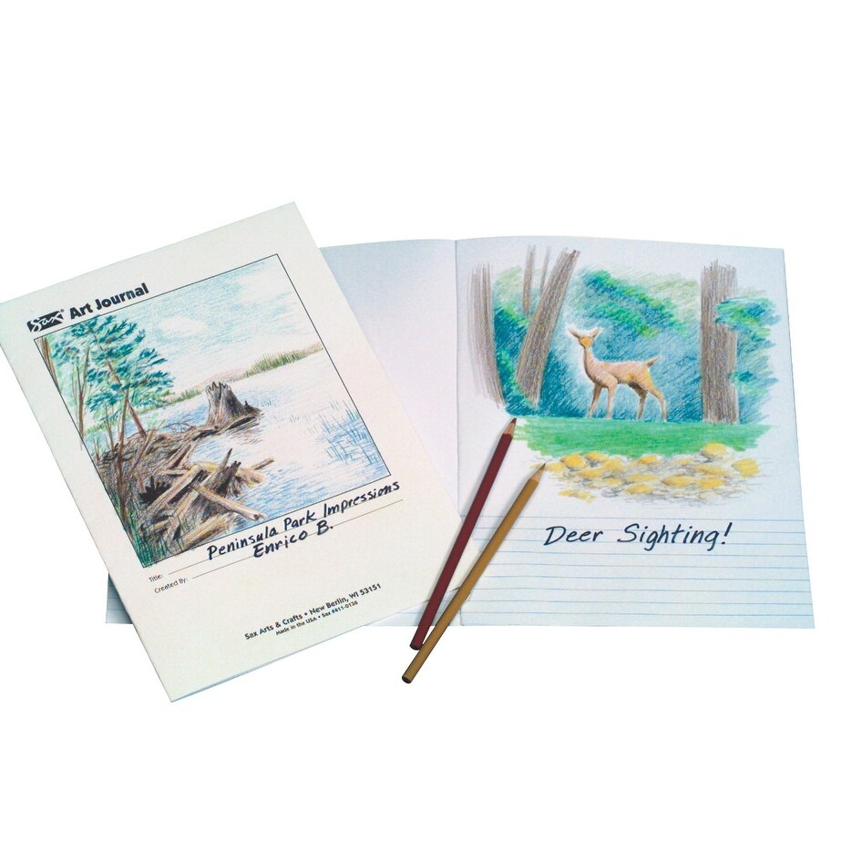 Shop Sax Sulphite Art Journal 50 Lbs 8 1 2 X 11 Inches White Free Shipping On Orders Over 45 Overstock 16727325