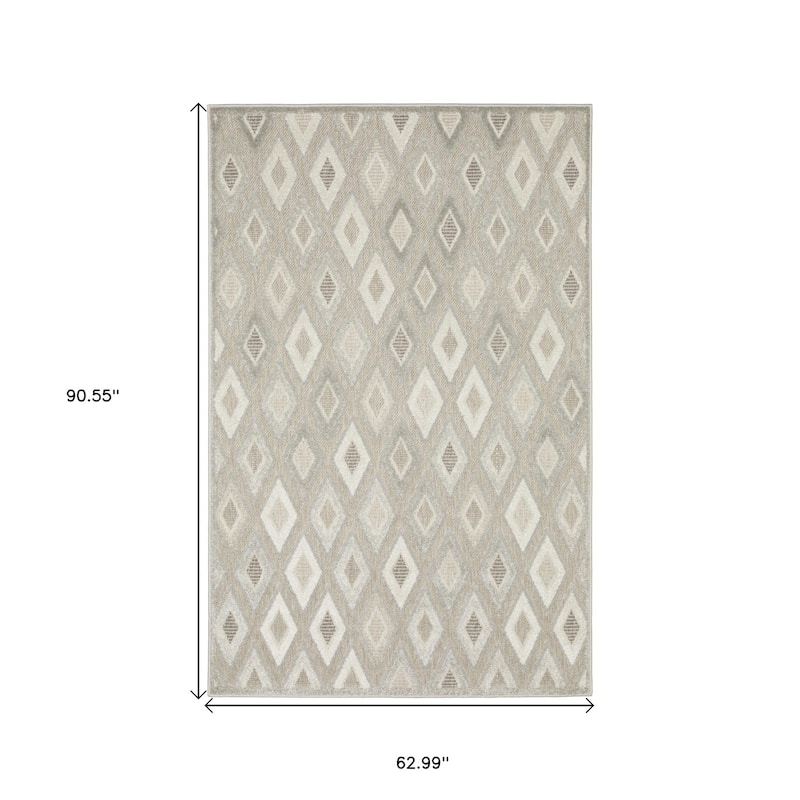 HomeRootsDiamond Traditional Runner Area Rug