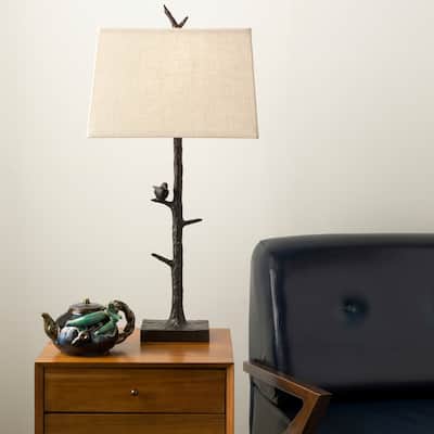 Artistic Weavers Lila Bronzed Tree and Bird Table Lamp