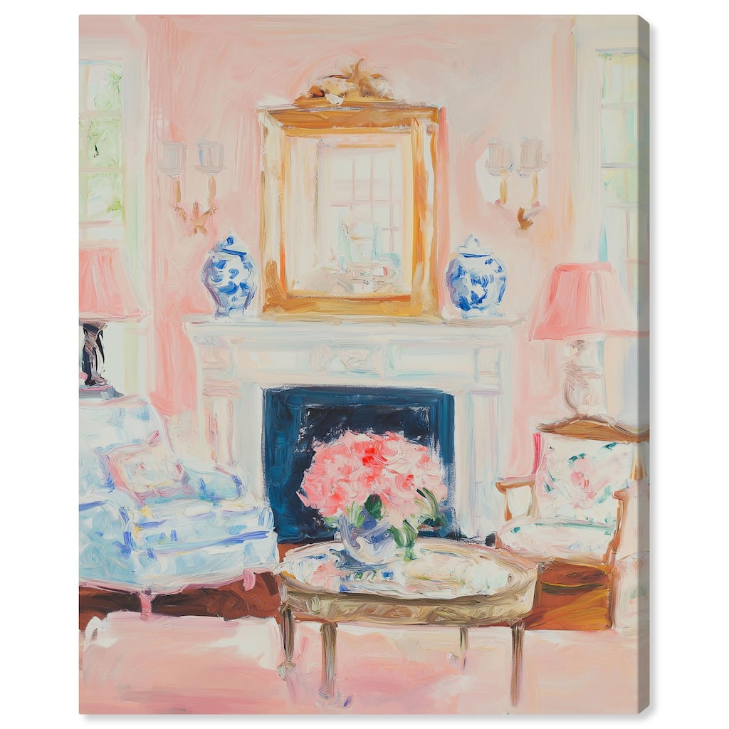 Softly Painted Space Canvas by Art Remedy, Gallery Wrapped