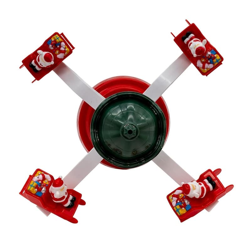 Kurt Adler Battery Operated Musical Christmas Deco with Santa Table Piece