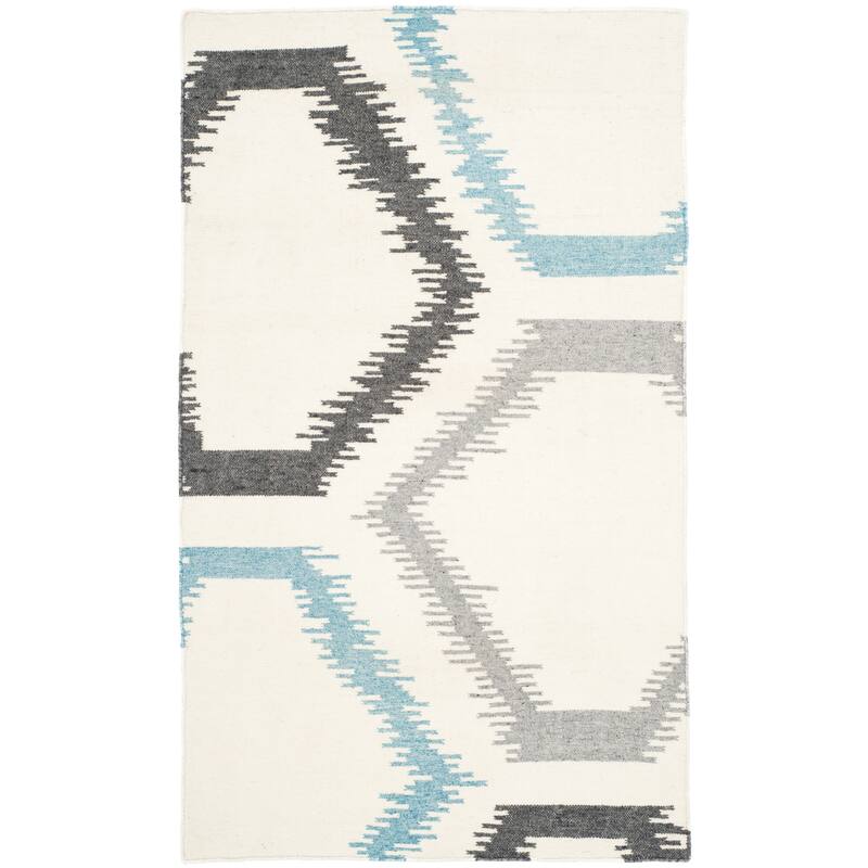 SAFAVIEH Handmade Flatweave Dhurries Solza Modern Wool Rug