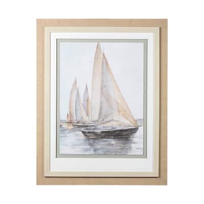 Plein Air Sailboats II Framed Art Print