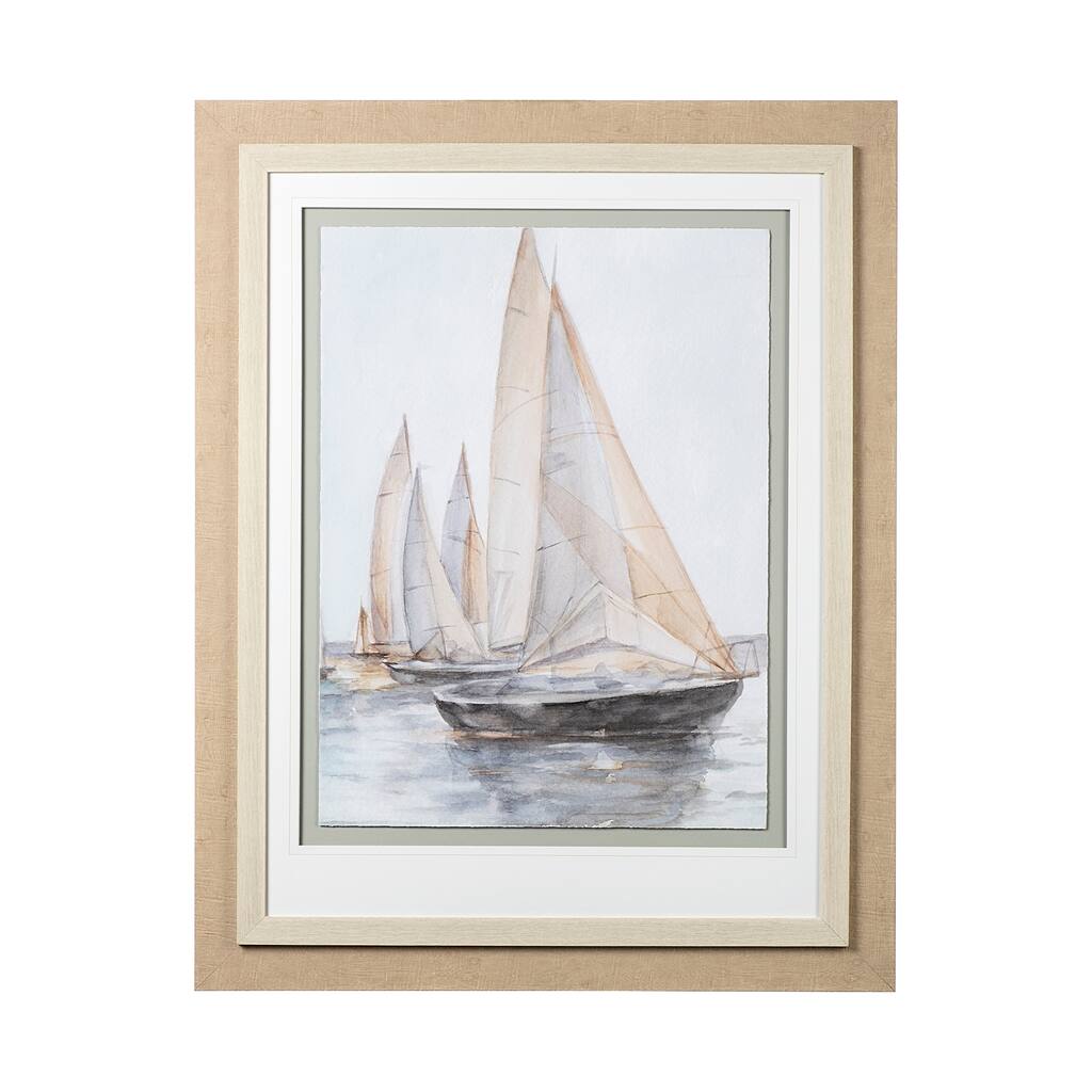 Plein Air Sailboats II Framed Art Print