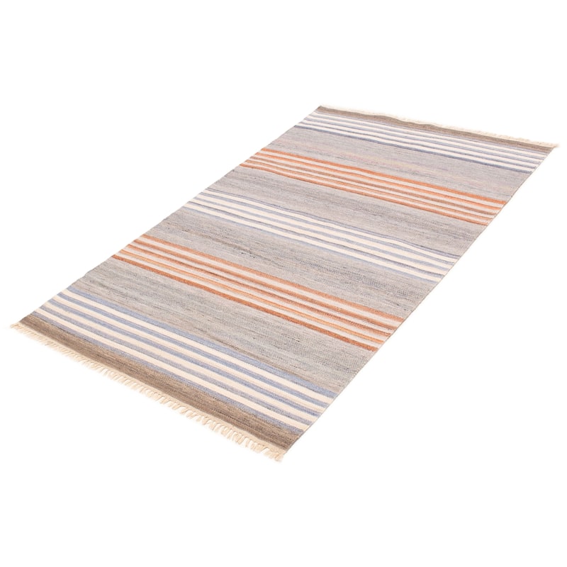 Boho Grey Kilim 5'0" x 8'2" - 5'0 x 8'2