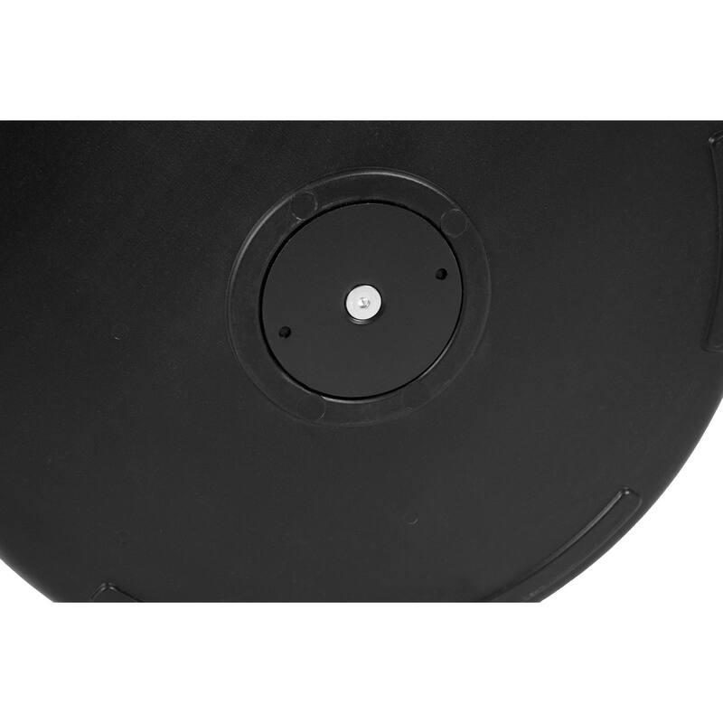 Anmytek Round Patio Umbrella Base with Fillable Port Adjustable Tightening Knob Non Slip Feet for Outdoor Deck Pool Sand