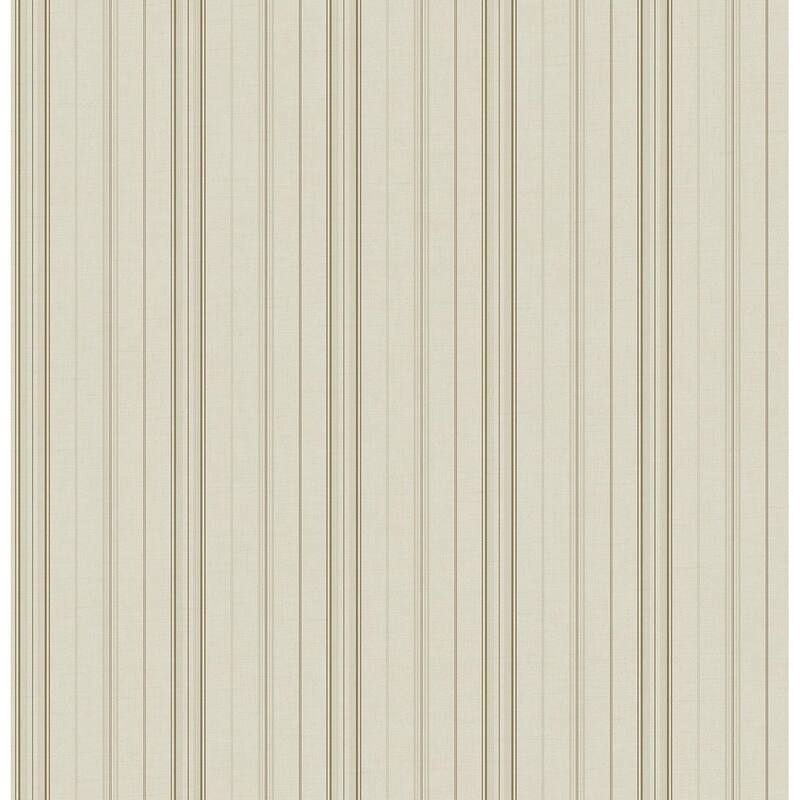 Seabrook Designs Chantilly French Stripe Unpasted Wallpaper