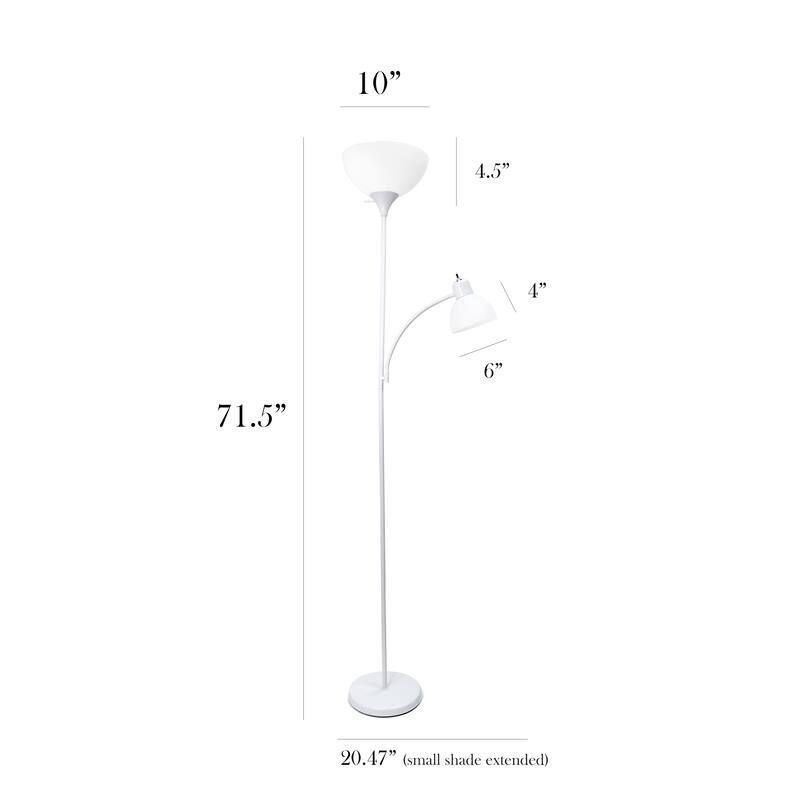 Porch & Den Brumback Floor Lamp with Reading Light