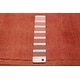 preview thumbnail 8 of 7, ECARPETGALLERY Hand-knotted Color Transition Salmon Wool Rug - 6'4 x 9'8
