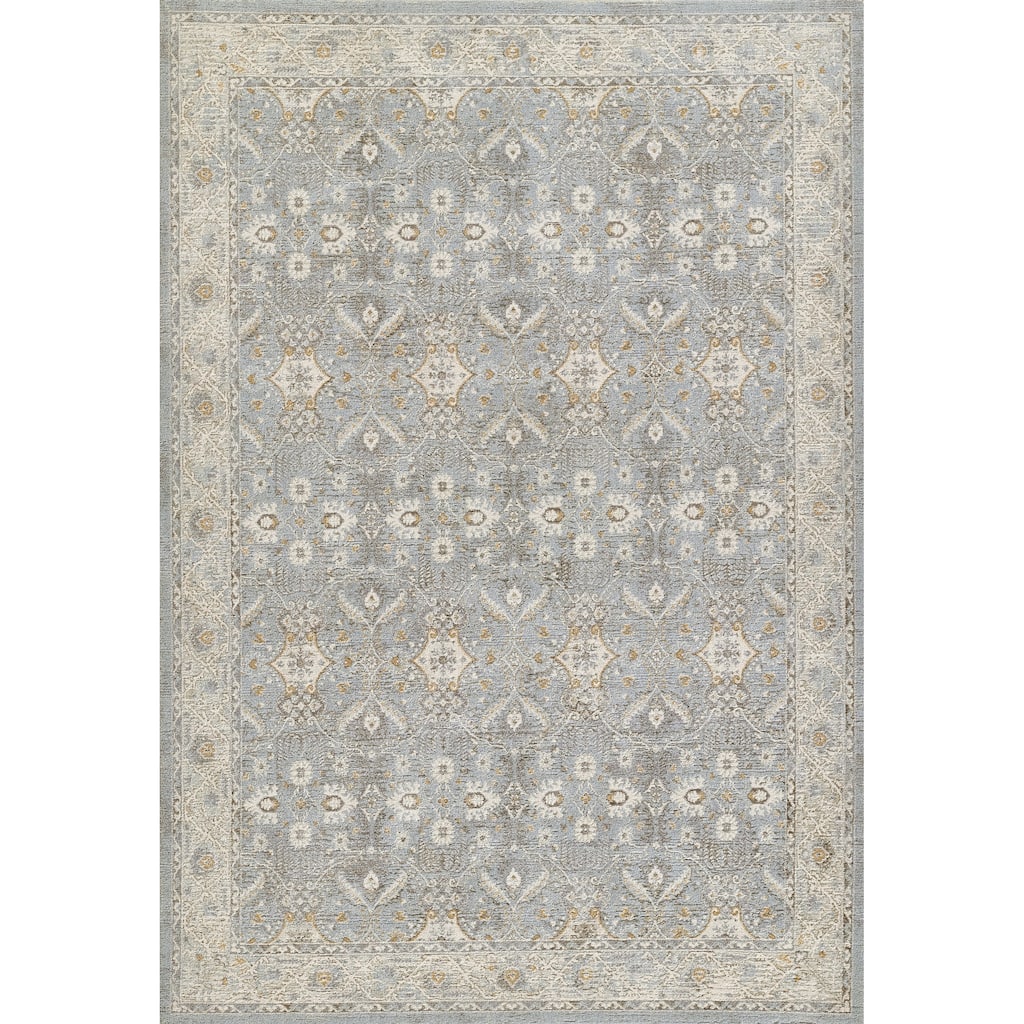 Momeni Samira Traditional Oriental Polyester Blue Area Rug