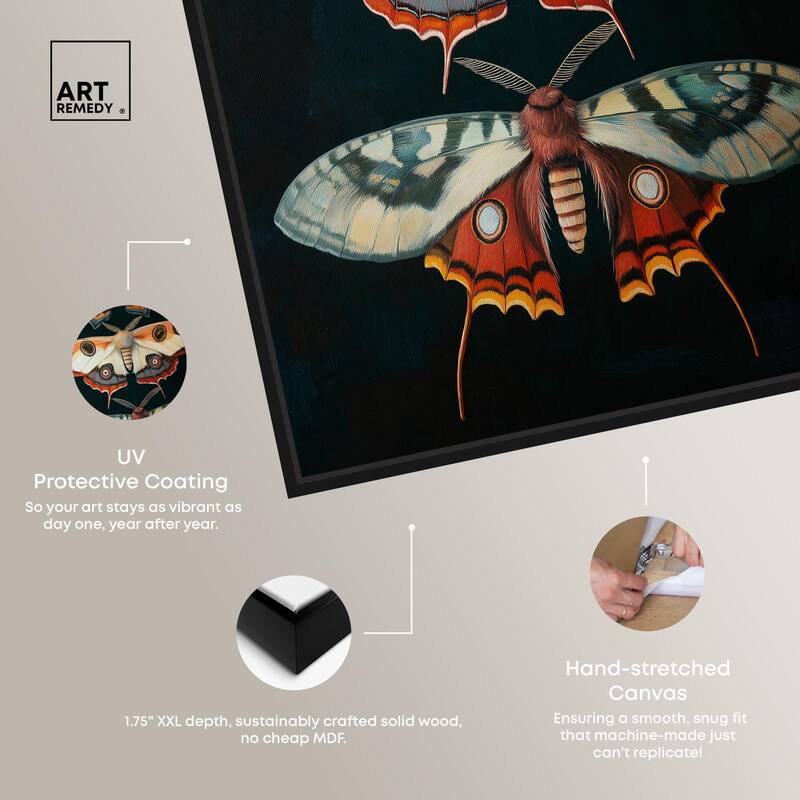Void's Vivid Visitors Canvas by Art Remedy