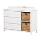 preview thumbnail 11 of 10, South Shore Cotton Candy Changing table - N/A