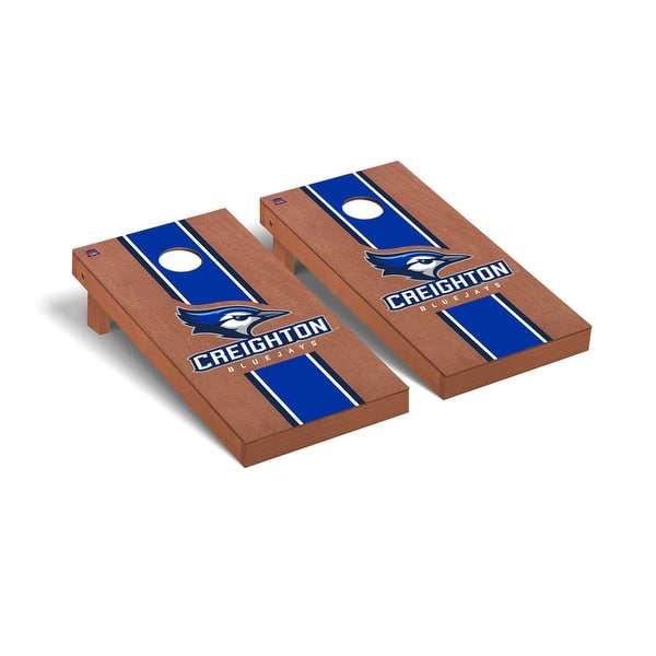 slide 2 of 5, Creighton Bluejays 2x4 Pro Cornhole Boards - V6 Include Carrying Case