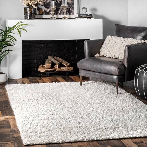 slide 2 of 80, Brooklyn Rug Co Kara Solid Shag Area Rug