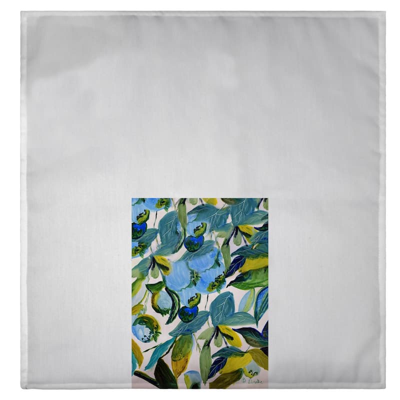 Betsy's Blueberries Guest Towel - 20x20