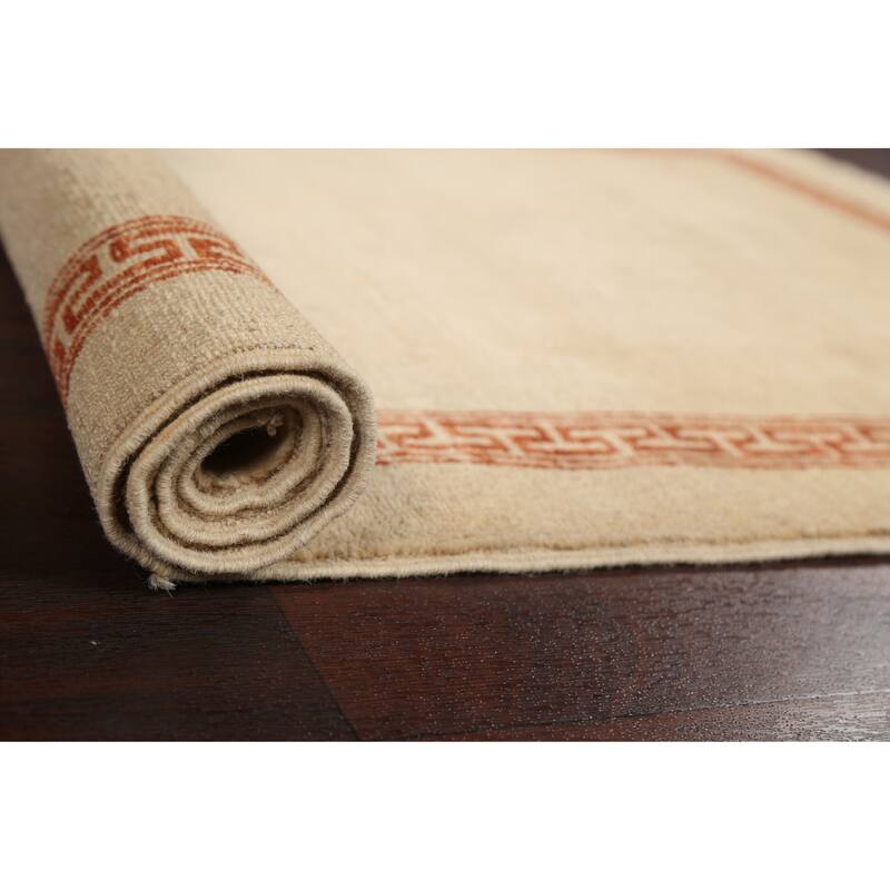 Geometric Contemporary Gabbeh Kashkoli Oriental Area Rug Wool Handmade - 3'2" x 5'1"