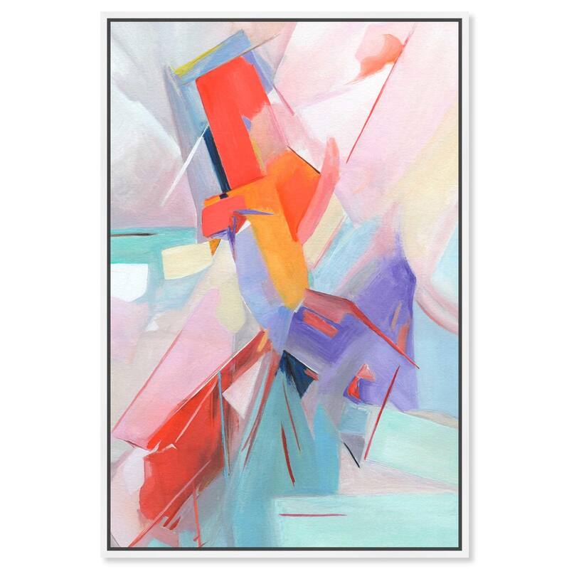 Give Joy I Canvas by Art Remedy - 20" x 30" - White