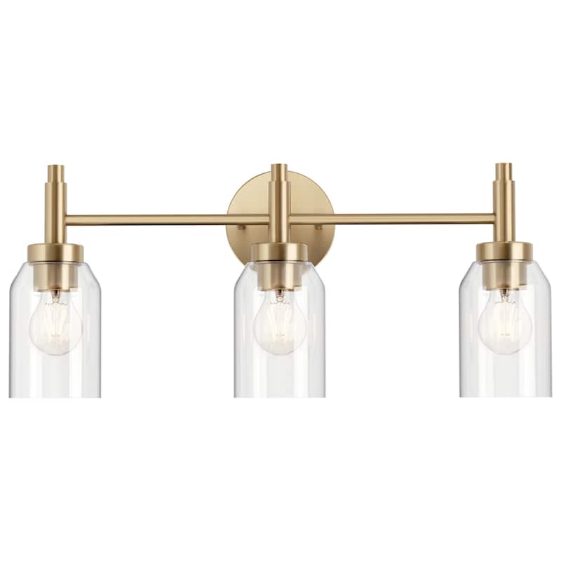 Kichler Lighting Madden Bathroom Vanity Light with Clear Glass