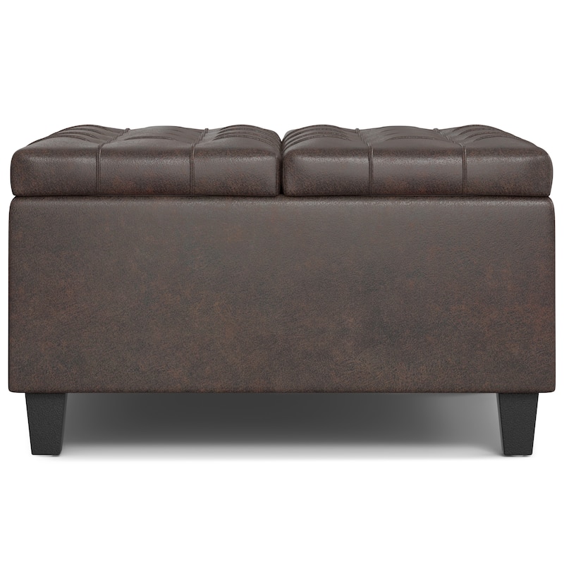 Harrison Small Square Coffee Table Storage Ottoman