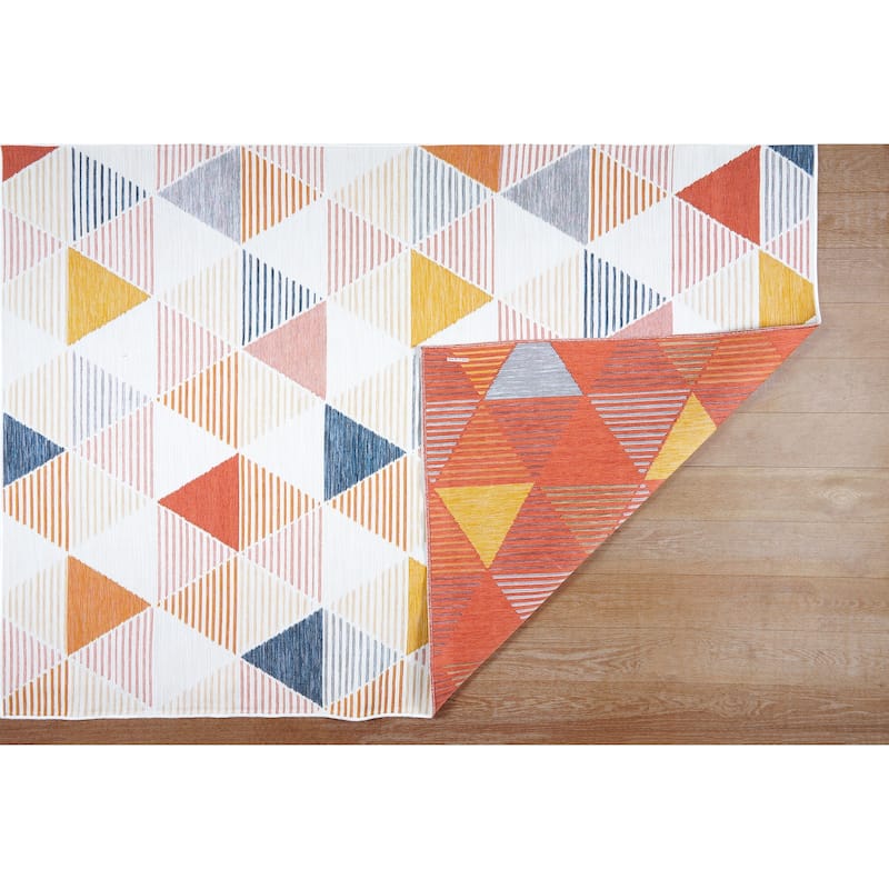 Terra by Obeetee Plaza Triangles Rug
