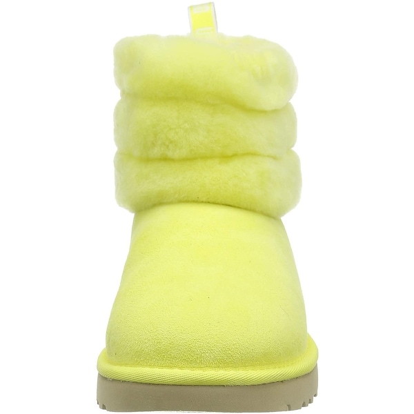 women's w fluff mini quilted fashion boot