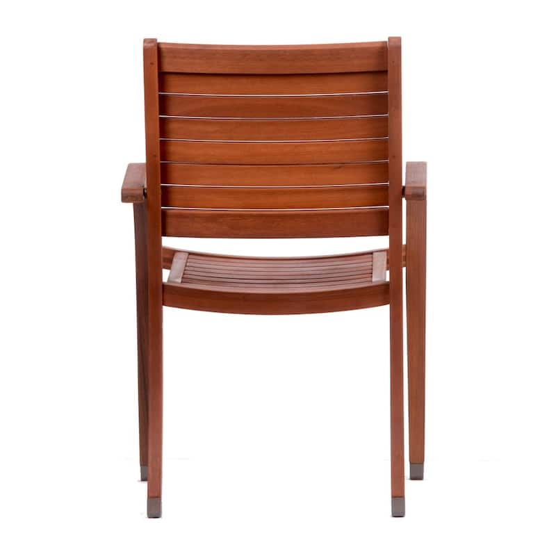 Amazonia Sorrento 7-Piece Eucalyptus Square Patio Dining Set - 7 Piece