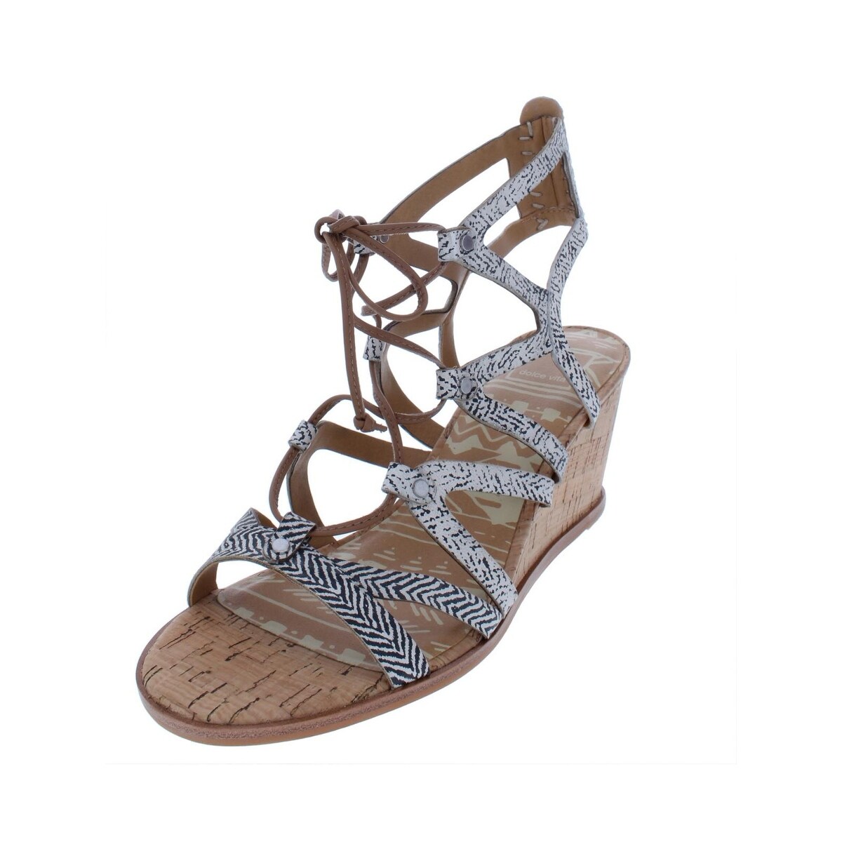 dolce vita cork wedge sandals