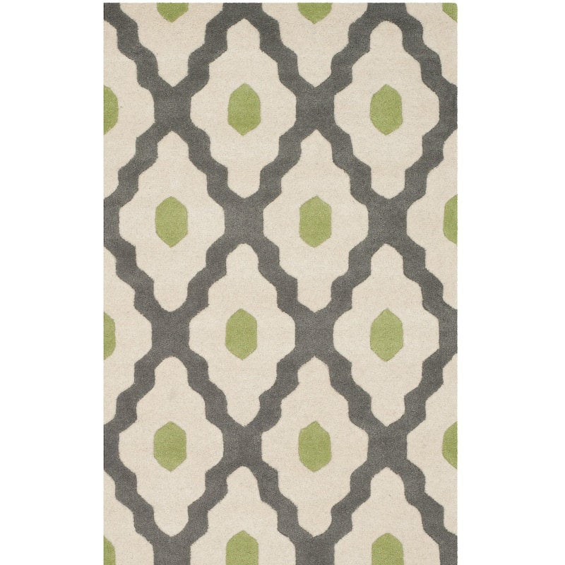 SAFAVIEH Handmade Chatham Sutapa Modern Moroccan Wool Rug