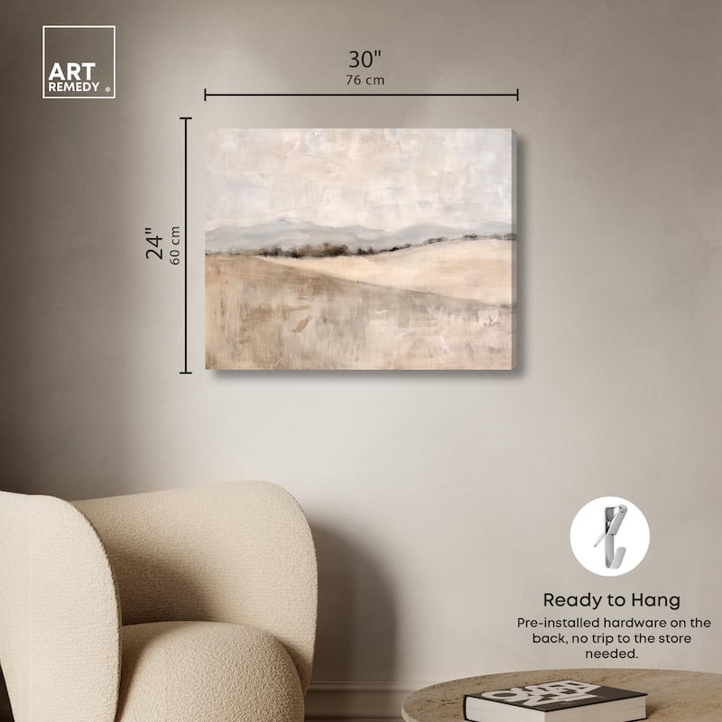 Distant Hills II Canvas by Art Remedy, Gallery Wrapped