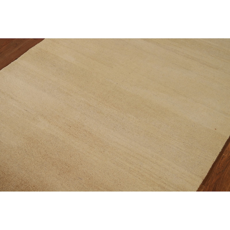Gabbeh Modern Accent Rug Handmade Bedroom Wool Carpet - 3'10"x 6'0"
