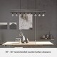 preview thumbnail 8 of 8, Hunter Donelson 9-Light Linear Chandelier - Rustic, Farmhouse - Dining Room, Kitchen Island