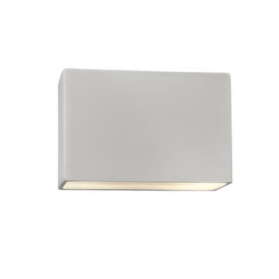 Porch & Den Colton Bisque Open Rectangular ADA 12-inch Wall Sconce