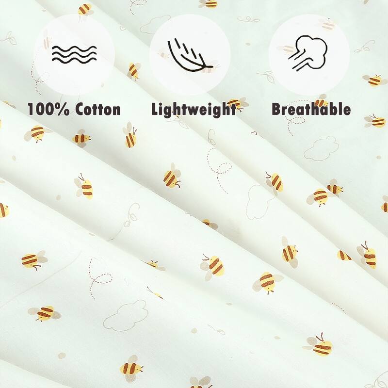 Unisex Multi-color Cotton Toddler/Baby Crib Child Fitted Sheet Set (Pack of 3) - N/A