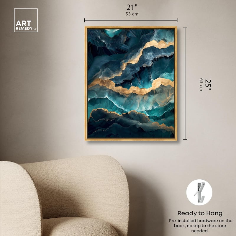 Power Edge I Canvas by Art Remedy