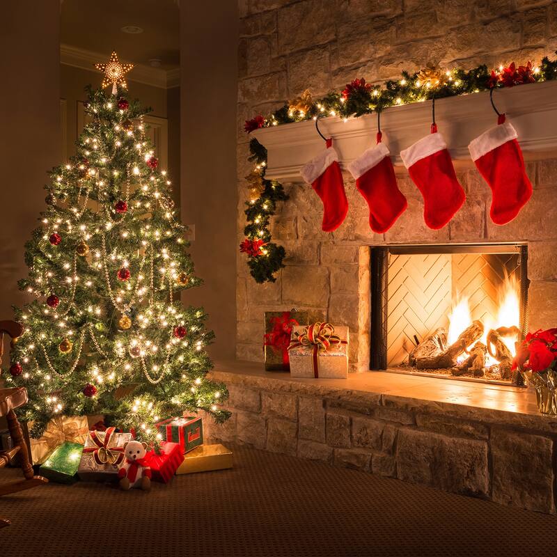 Christmas Stocking Holders, 6pcs Stocking Holder Stand Right Angle