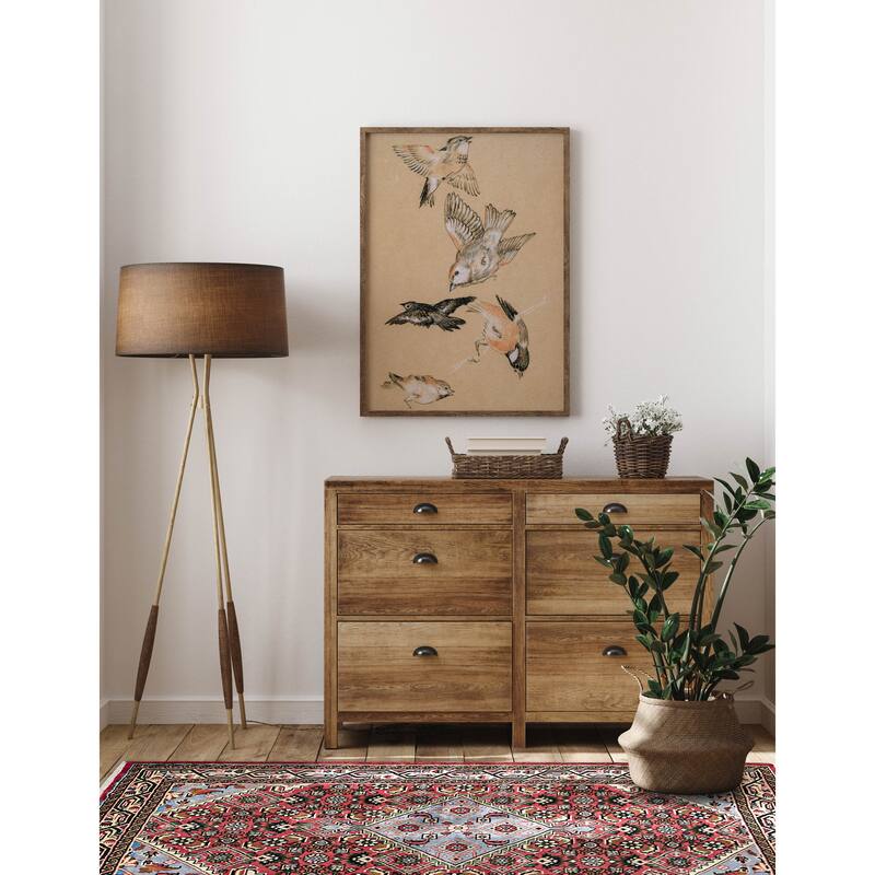 ECARPETGALLERY Hand-knotted Anadol Red Wool Rug - 3'5 x 5'10