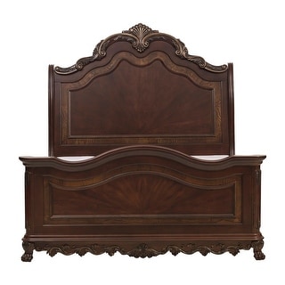 Shelby Cherry Sleigh Bed