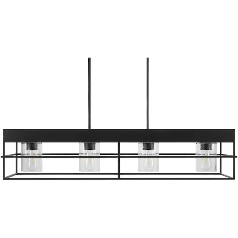 Livabliss Didier Rustic Chandelier - Black