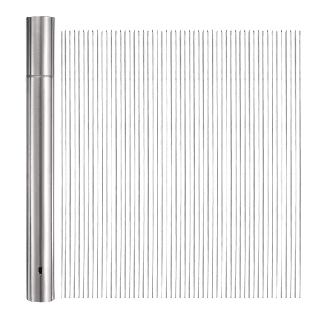 100pcs Kebob Skewers 35cm x 3.5cm Round Sticks with Tube Storage - 35cm x 3.5cm