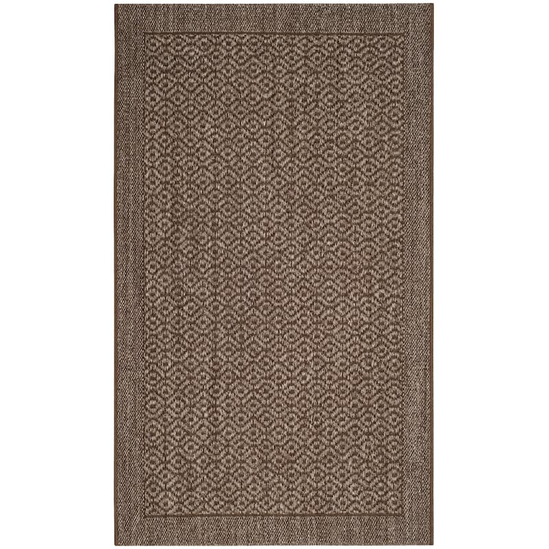 SAFAVIEH, Palm Beach Clevie Modern Sisal Rug - 3' x 5' - Silver